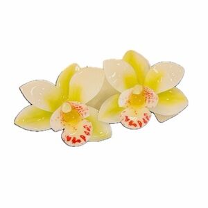 NWT ⚜️🌸⚜️ Natasha Couture Gorgeous 3D Floral Post Earrings